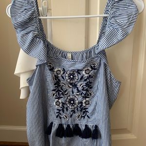 Zara striped top Trf